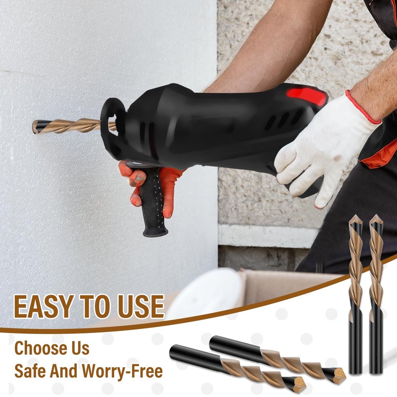 Tondiamo 50 Pcs Drywall Bit Drywall Guide Point Cutting Bits