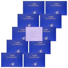 UnKnown Velvet Perfumed Soap 80g / 벨벳 퍼퓸드 솝 80gX10개 세안비누 향수비누 지일비누