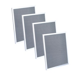 97007696 Range Hood Charcoal Filter for Compatible with Broan 6105C, 97005687, 97007576, 99010123, C-6105 Replacement Filter 8-3/4" x 10-1/2" x 3/8" (4 Pack)