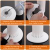 6 PCS Plumbing Cover Plates Plastic Escutcheon Plate Flange Pipe