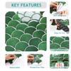 VEELIKE Emerald Green Peel and Stick Tile 12''x12'' 6 Sheets