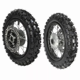 Unbranded 10" Front Rear Wheel Assembly Fo Mini Dirt Rocket E Bike Scooter Razor MX500 650