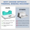 OFFNOVA Thermal Binding Machine 500 Sheets Capacity, No Preheat, Air