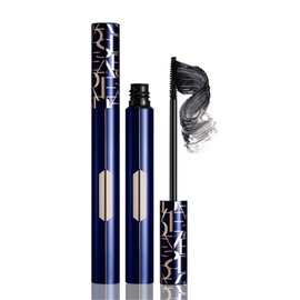 Tower Brush Waterproof Mascara for Fine Short Lash, Long-Lasting, No Clumps, Smudge-Proof, Easy to Remove, Natural, Black (1pc)