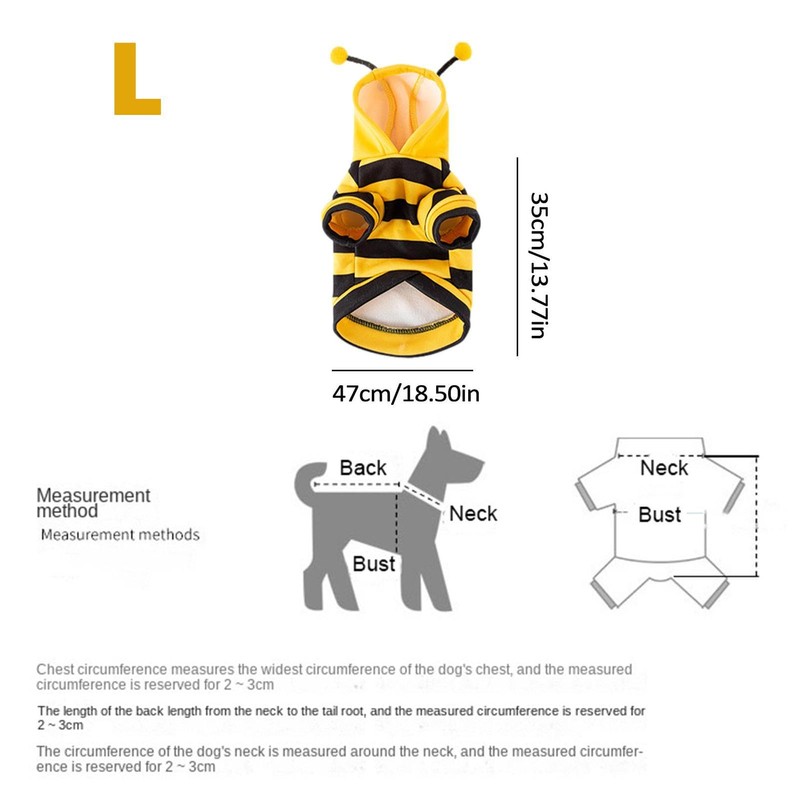 Cat Bee Costume Cat Outfits Halloween Cat Costume Pet Bee