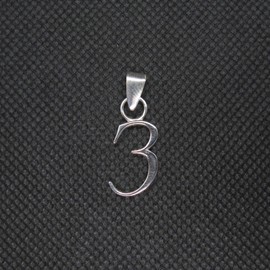 Sterling Silber Anhänger Charm Buchstabe З Kyrillisch Massiv Echt Punziert 925 R001431