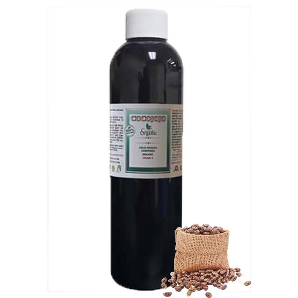 Jamaican Black Castor Oil 100% Pure, Refined, Cold Pressed (8 oz)