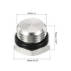 PATIKIL M16x1.5 Male Plug, 1 Pack Waterproof Dustproof 304 Stainless