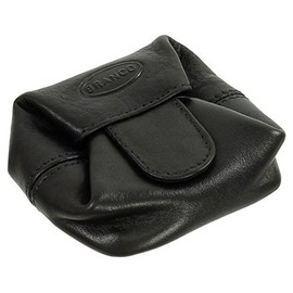 Branco Mini Purse Coin Purse Mini Purse Pourer Coin Purse Leather 6.5 cm, black, Modern