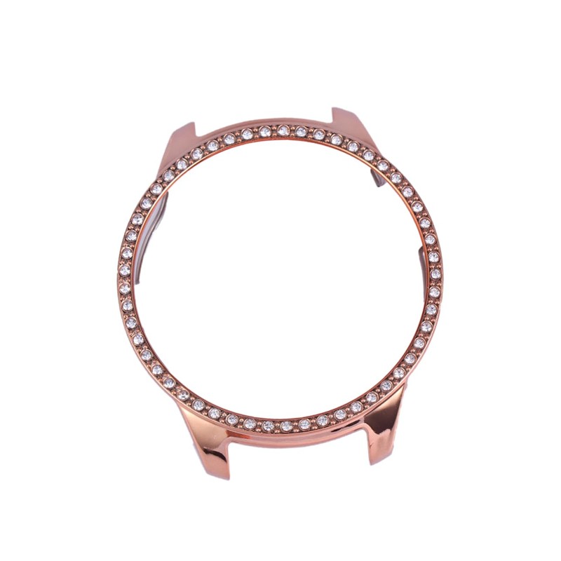 jojofuny 2pcs Delicate Diamond-Encrusted Protective Case for Watch Anti-Drop Rose