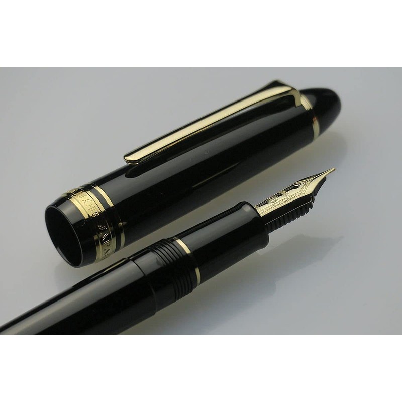 Sailor Fountain Pen, Proffit Casual Fountain Pen, Gold Trim, Black,