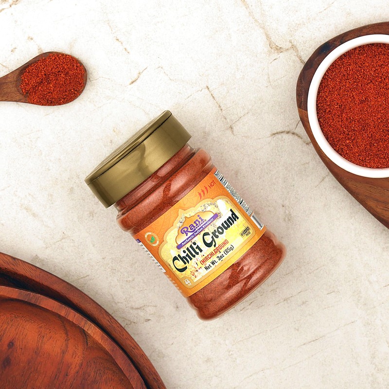 Rani Chilli Powder (Mirchi) Ground Indian Spice 3oz (85g) PET