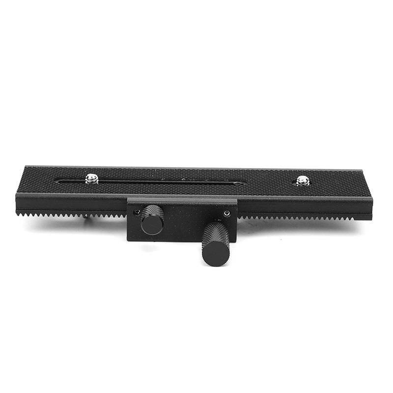 2 Way Macro Focusing Rail Slider with 1/4" Mounting Screw