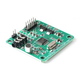 JESSINIE VS1053 MP3 Audio Player Module Audio Decoder MP3 Player Board Recording Onboard Microphone SPI Interface Output Port Audio Sound Board 1.8V 3.3V AMS-1117 Chip 800mA 12.228Mhz