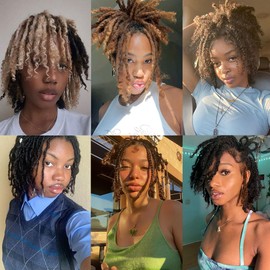 Kackanaa 16 Inch Dark Ginger Afro Kinky Curly Human Hair Bulk for Dreadlock Extensions 1 Pack Marley Twist Hair Bulk for Mini Twist Repair Locs Springy Afro Twist Human Hair Bulk, 30g /Pack