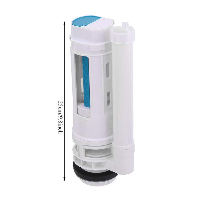 Oumefar Toilet Flush Valve, ABS Two-Button Filling Valves Water-Saving Durable