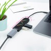 USB C Hub with Dual USB-A and One USB-C Port