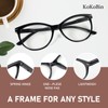 KoKoBin Reading Glasses for Women 3 Pairs Cat Eye Oversized