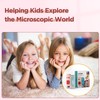 60x-120x Mini Pocket Microscope for Kids Adults, Portable Handheld Microscope