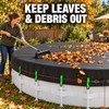 24 Ft Round 420D Oxford Winter Above Ground Pool Cover
