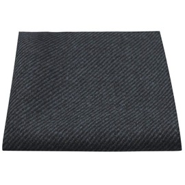 King & Priory Prussian Blue & Grey Sharkskin Pocket Square, Handkerchief