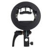Flash Bracket for Bowens Mount Plastic Metal Round Head Flash