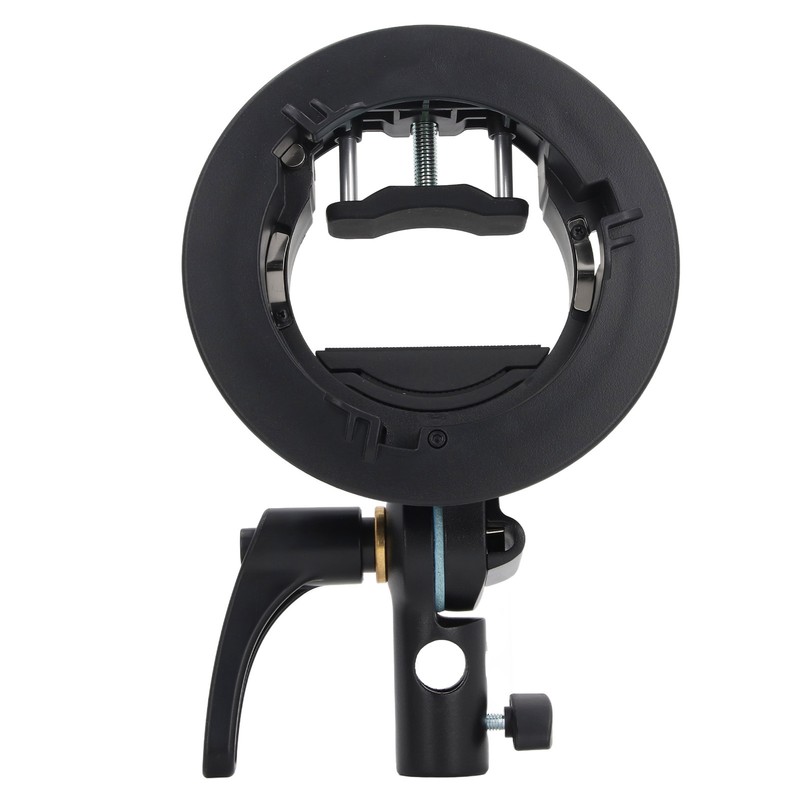 Flash Bracket for Bowens Mount Plastic Metal Round Head Flash