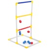 Portable Ladder Ball Toss Game Set Indoor Outdoor Patio Backyard