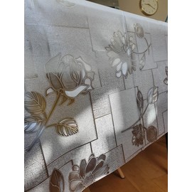 Rectangular Oilcloth Clear PVC Wipe Clean Tablecloth Table Protector Cover 140cm x 180cm 55x70