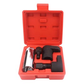 Nicear 5-Piece Oxygen Sensor Socket Wrench Removal Tool and Thread Chaser Set O2 Sensor Socket Automotive Repair Tool for Vehicle Maintenance