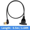 Duttek Cable adaptador Ethernet de 90 grados, cable Ethernet Cat