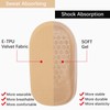 Olukssck 1 Pair Gel Height Shoe Insoles Raiser, Invisible Insoles,