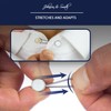 Johnson & Smith 6 Pack metal blanco collar extensores para