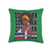 La Republica Dominicana Morena Afro Dominican Republic Girl Throw Pillow