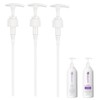 3-Pack Shampoo&Conditioner Liter Pump Compatible with Biolage 33.8oz Bottle
