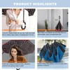 MRTLLOA 40/49/56 Inch Oversize Windproof Inverted Reverse Upside Down Umbrella,