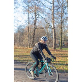 moodescape® Handlebar Bag, 2.5 Litres, Waterproof, Robust Recycled Polyester, One-Handed Opening, Tension Adjustable Strap, For Gravel Bike, Road Bike, MTB