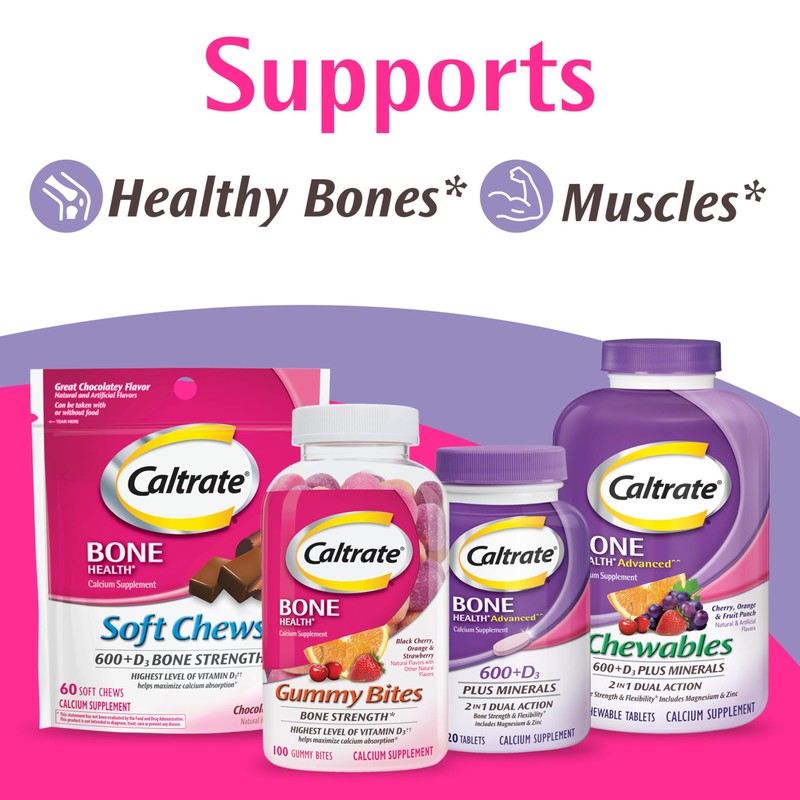 Caltrate 600 Plus D3 Plus Minerals Calcium and Vitamin D