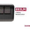 Liftmaster 893LM 3-Button Garage Door Opener Remote Control by LiftMaster