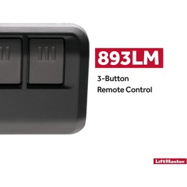 Liftmaster 893LM 3-Button Garage Door Opener Remote Control by LiftMaster