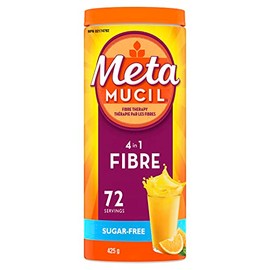 Metamucil Metamucil, Daily Psyllium Husk Powder Supplement, Sugar-Free, 4-in-1 Fibre for Digestive Health, Orange Smooth Flavored Drink, 72 Servings