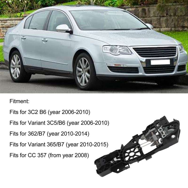 Door Handle Mechanism 3C0837885H Doorhandle Frame Mounting Bracket Base for