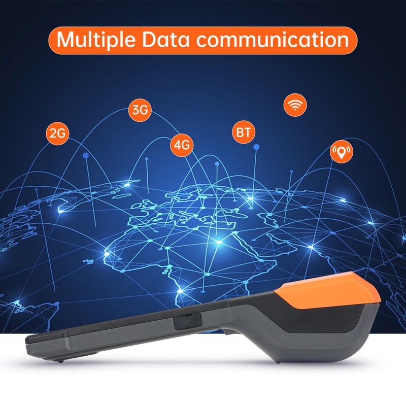 Handheld Android 13.0 POS Receipt Printer PDA Terminal Support 1D