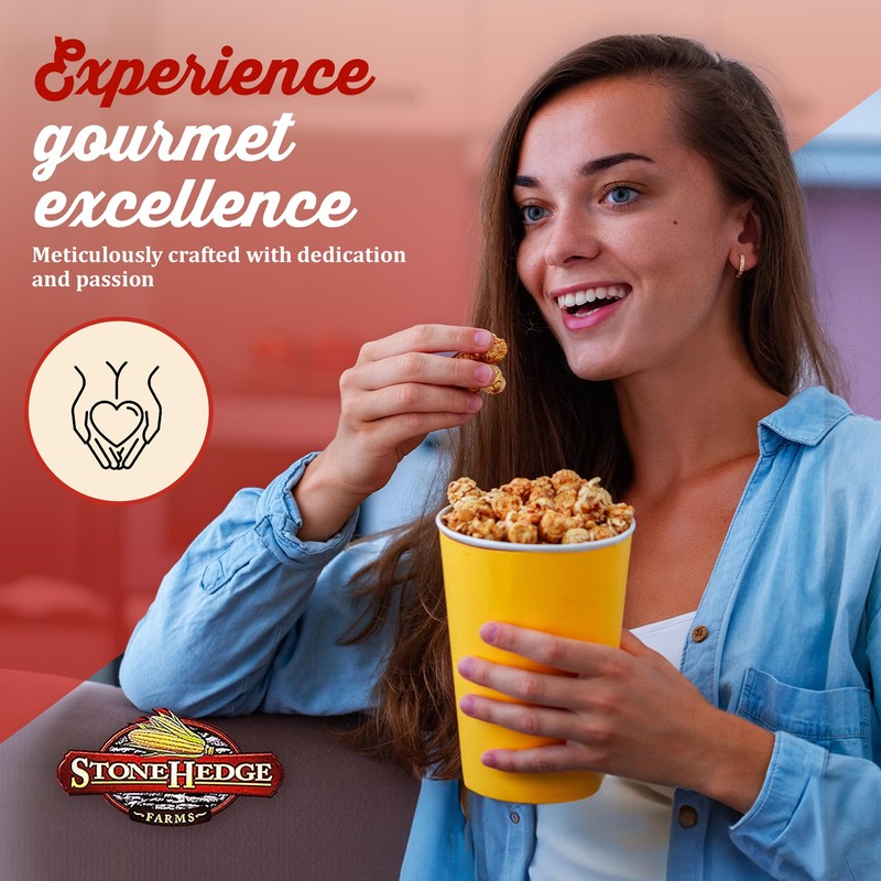 Stonehedge Farms Gourmet Popcorn Barrel Variety Packs - 32 Ounces