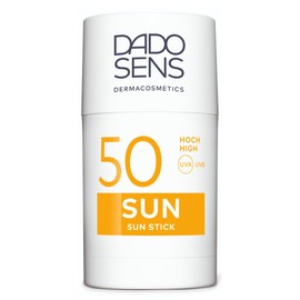 DADO SENS SUN STICK SPF 50 (26 g) | High UV & Cell Protection for Sensitive Skin | SPF 50 for Nose Bridge, Cheeks & Shoulders | Water Resistant & No Whitening | For Sun-Sensitive Skin