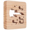 LED Night Light Unique Guitar Hollow Design 3D Wooden Night
