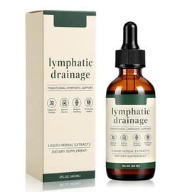 Gotas De Drenaje Linfático，Suplemento De Drenaje Linfático Gotas，Ayuda A Aliviar El Edema, Fórmula A Base De Hierbas Naturales.2 FL.Oz