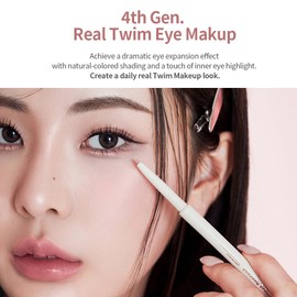 Heart Percent Dote On Mood Contour Eyeliner Slim, Long Lasting Aegyosal Waterline Extended Twim Liner for Eye Contouring Makeup, H2. Warm Dewy