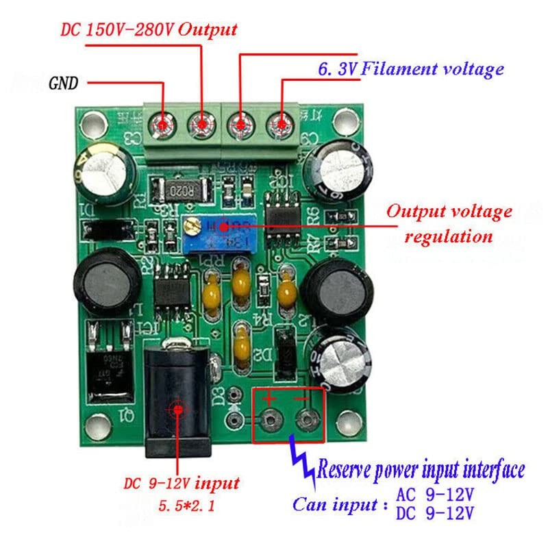 Acxico High Voltage DC Converter Nixie&Magic Eye Tube HV Power