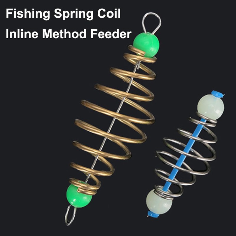 GreenCore Fishing Feeder, 14mm Luminous Beads Feeder for Fishing Method